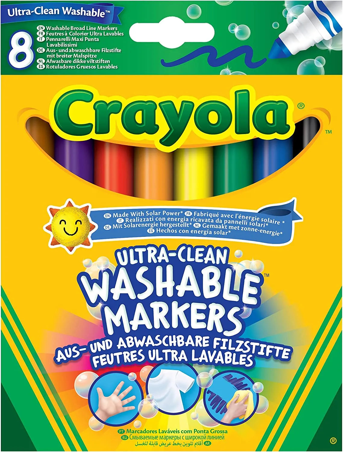 Pennarelli Maxi Punta Lavabilissimi Crayola