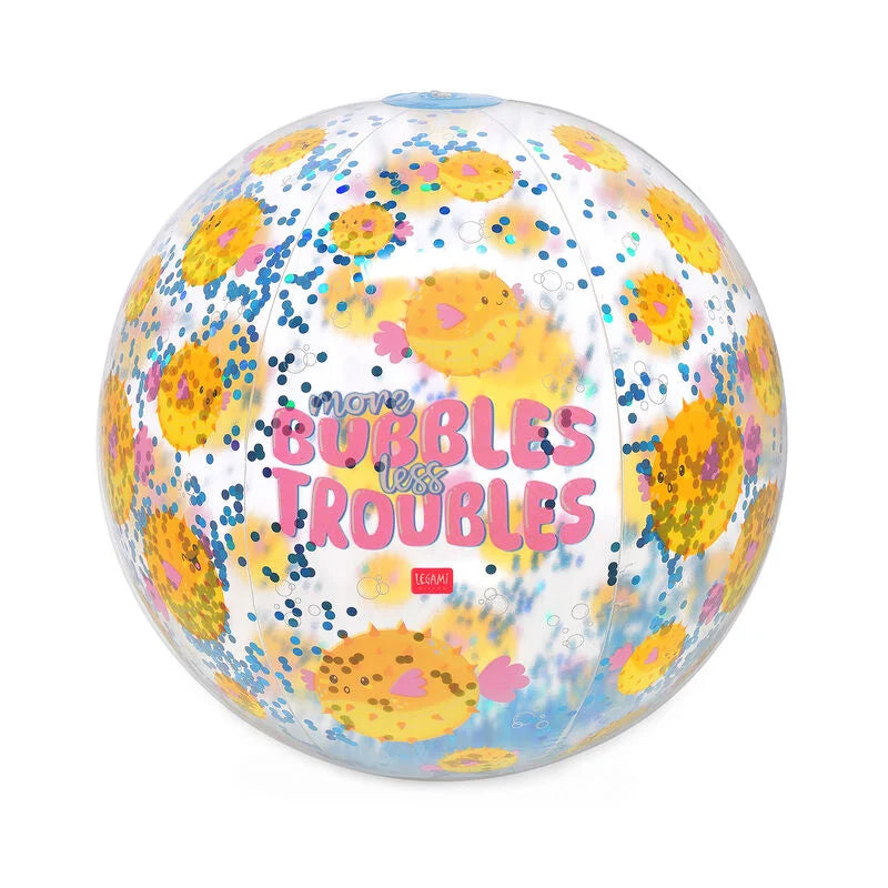 Palla da Spiaggia Gonfiabile - Glitter Beach Ball LEGAMI