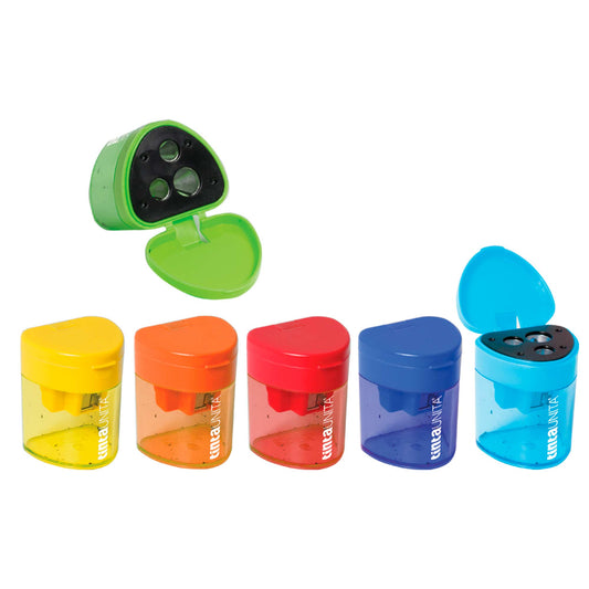 Temperamatite in Metallo 3 Fori Tinta Unita