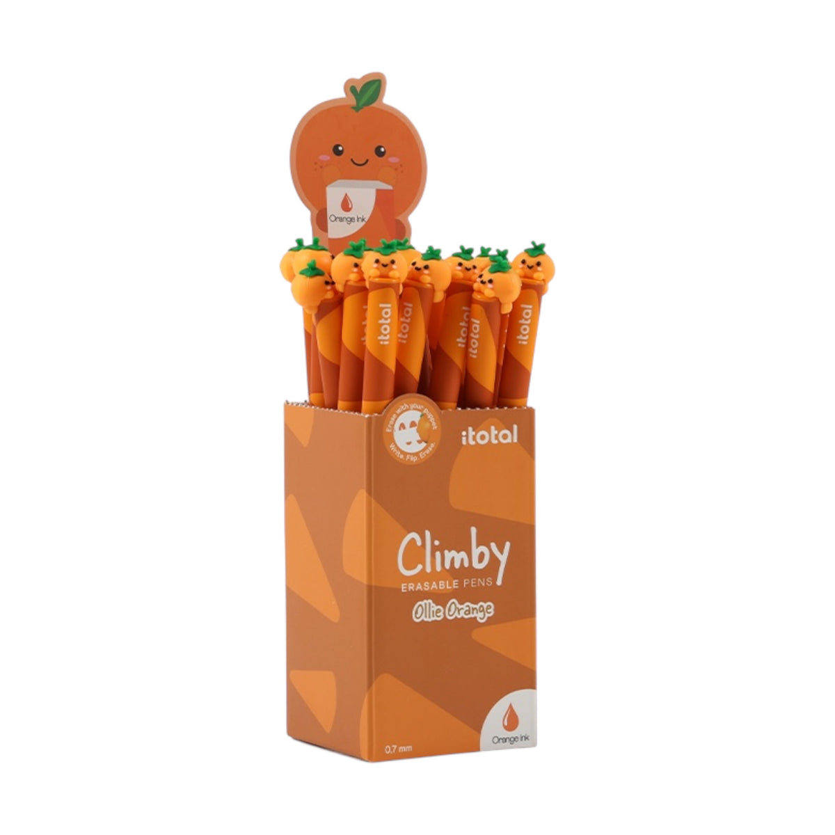 Penna Cancellabile Climby Arancia - Itotal