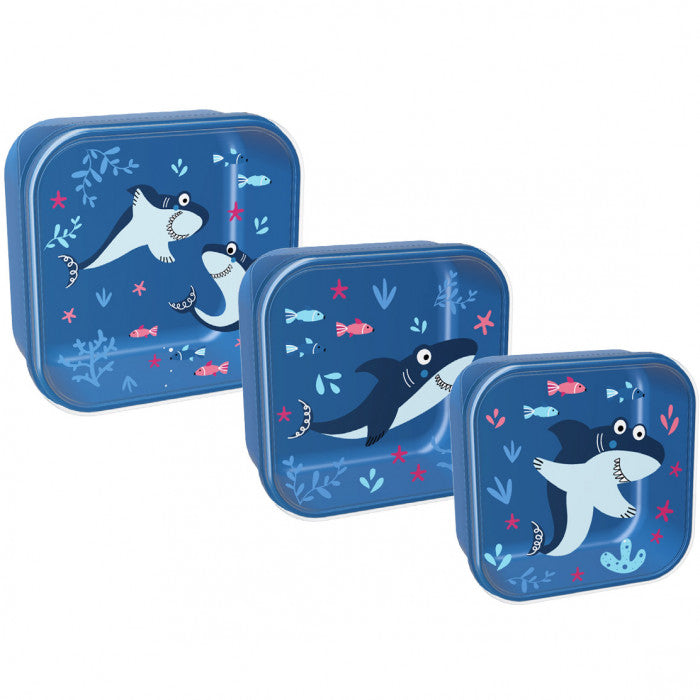 I-Drink Snack Box Set 3 Pezzi Shark