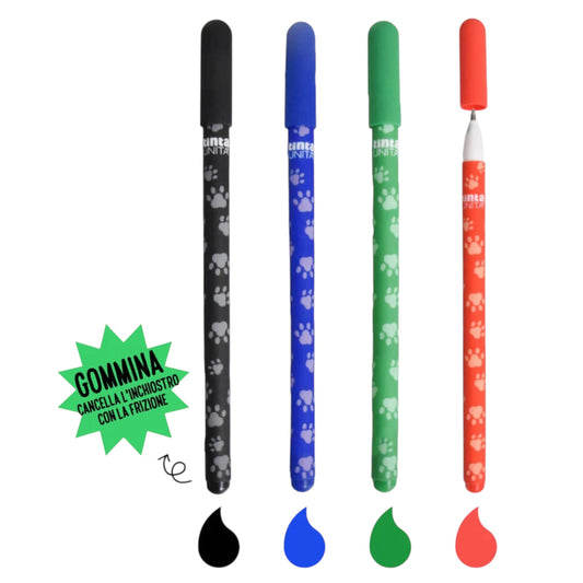 Penna Cancellabile Giù la Zampa - Tinta Unita