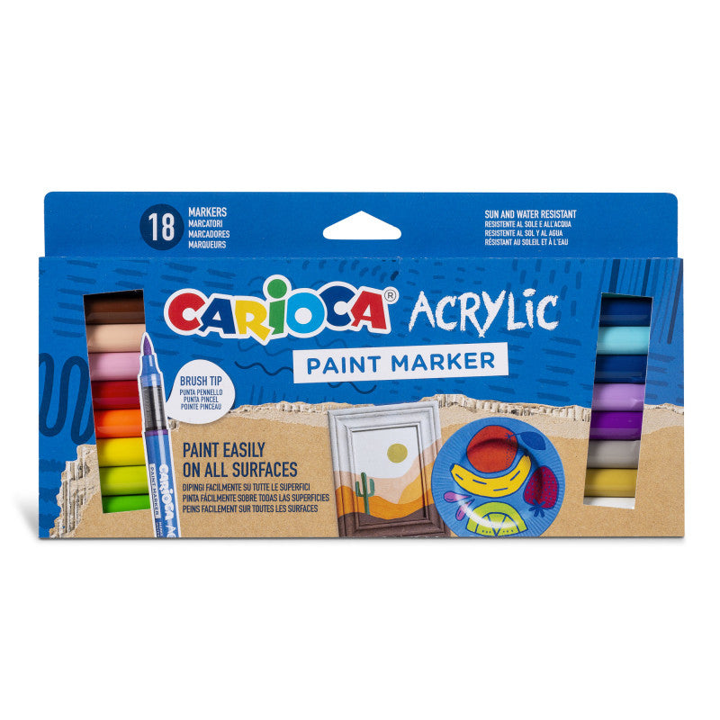 Marcatori Acrilici Paint Marker CARIOCA