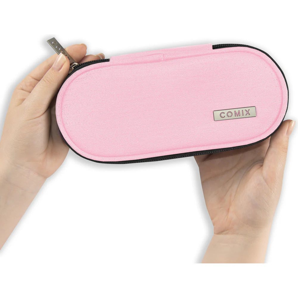 Astuccio ovale COMIX Lurex Rosa