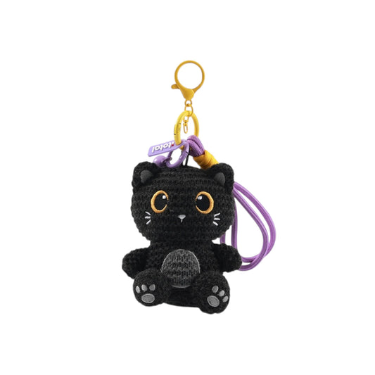 Portachiavi Crochet Gatto Nero - Itotal