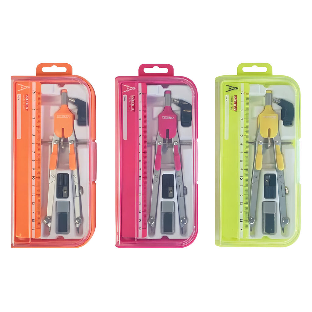 Set 5 Pezzi Compasso Balaustrone Fluo - Arda