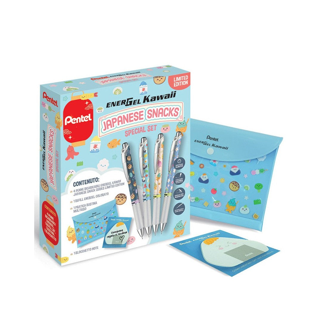 Set Astuccio Energel Kawaii - Pentel