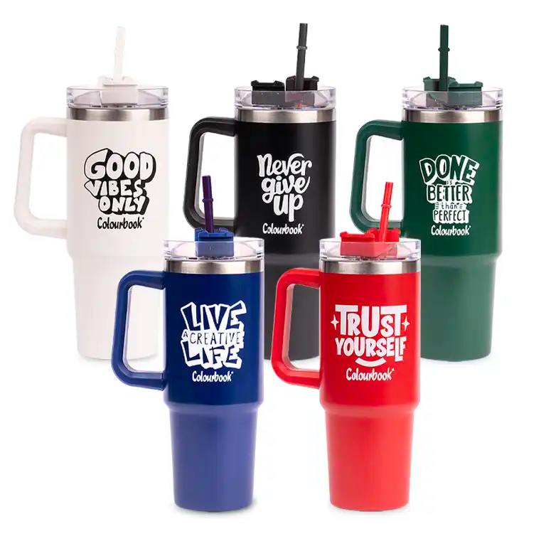 Borraccia termica con manico 900ml Colour Slurp