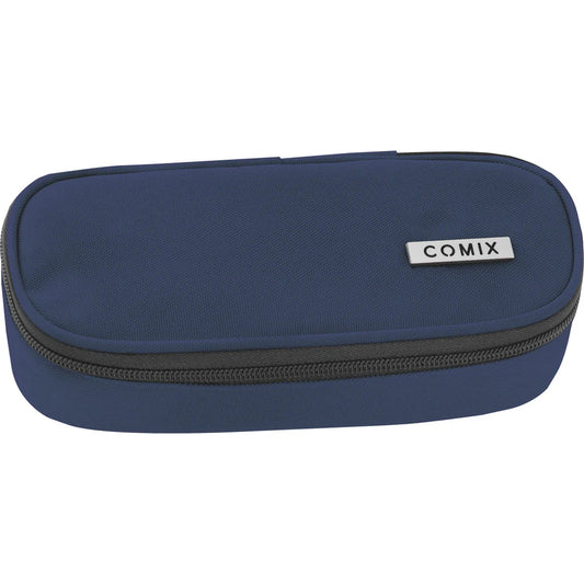 Astuccio Ovale COMIX Monocolore Blu