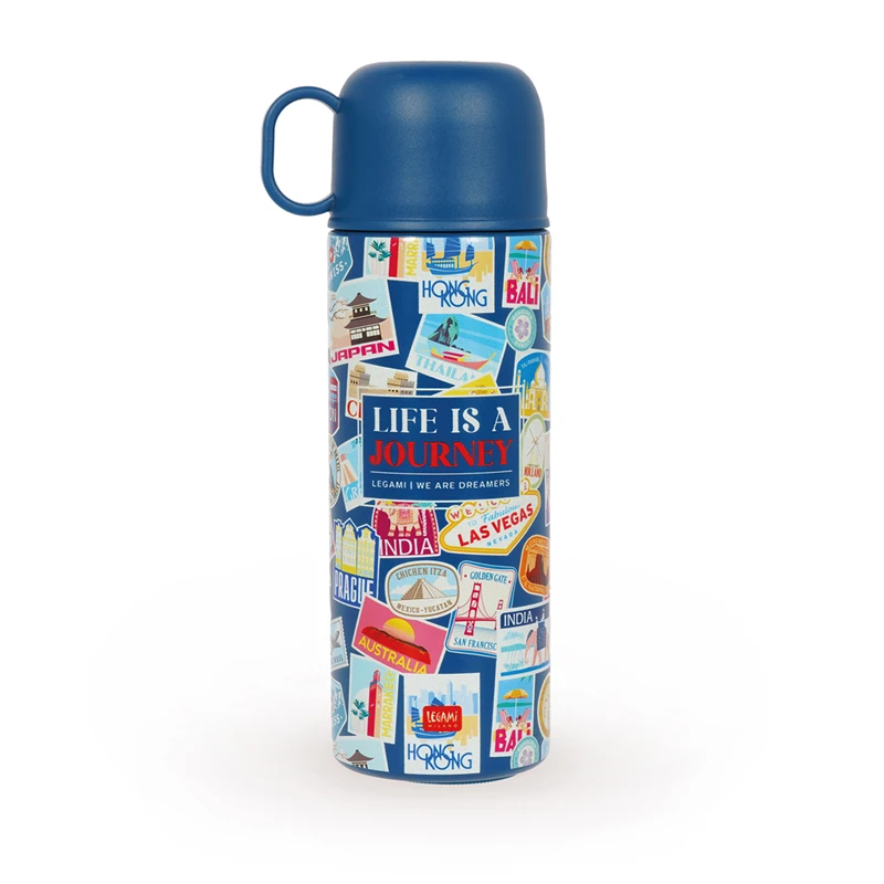 Hot & Cold - Borraccia Termica con Tazza Travel