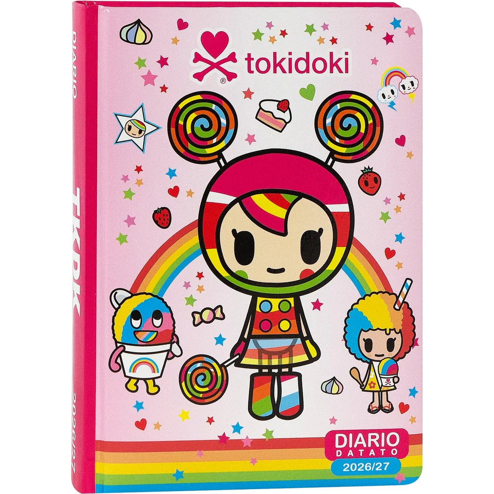 Diario 12 Mesi 2026/27 - Tokidoki - Giornaliero Fucsia