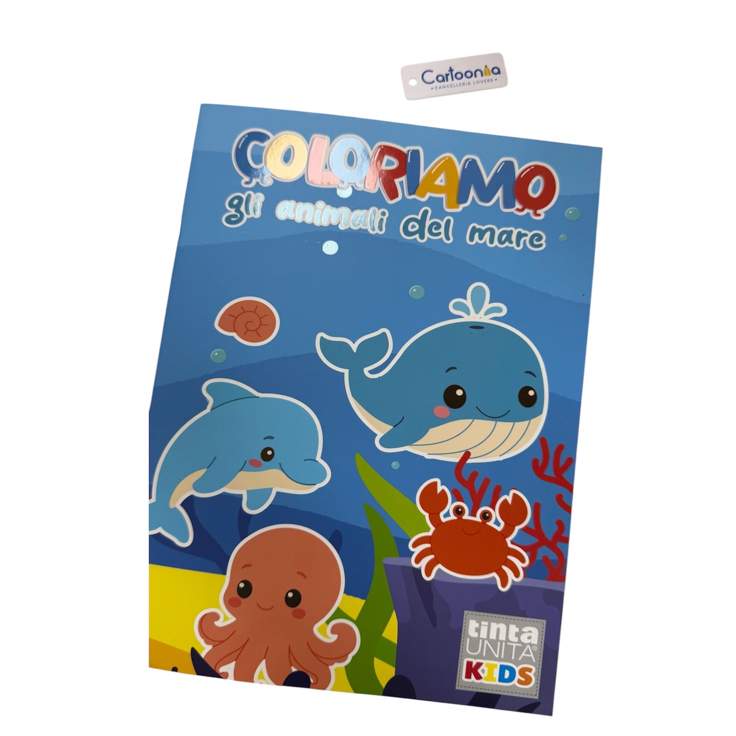 Album Da Colorare con Bolle di Sapone - Tinta Unita Kids