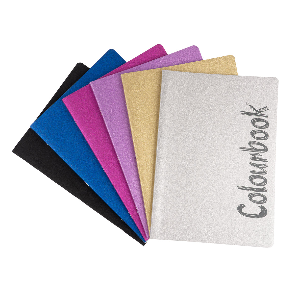 Set 6 Quaderni Glitter - Colourbook