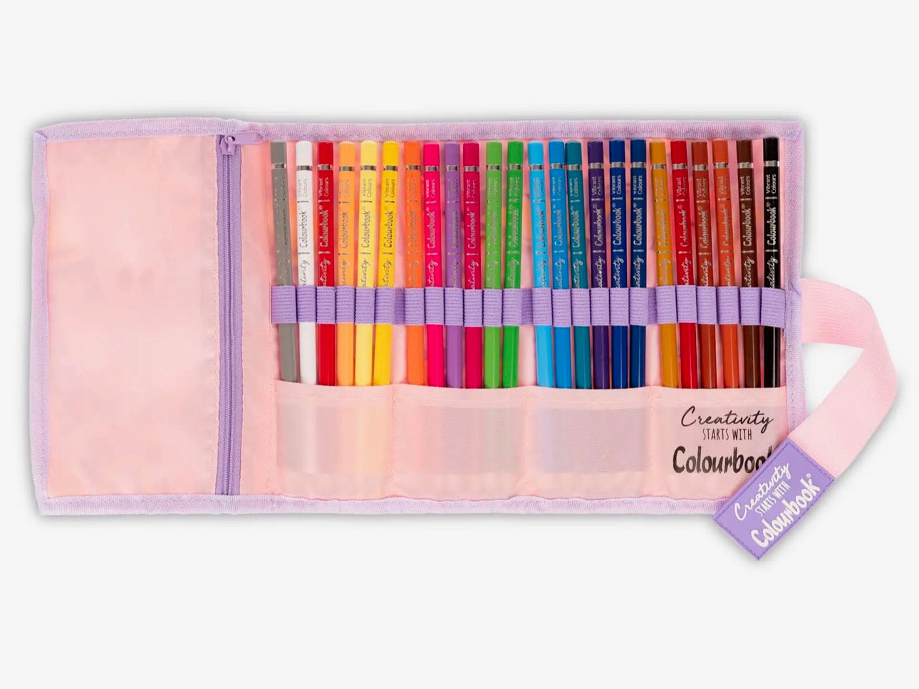 Astuccio portapastelli a rotolo Creativity – 24 pastelli COLOURBOOK