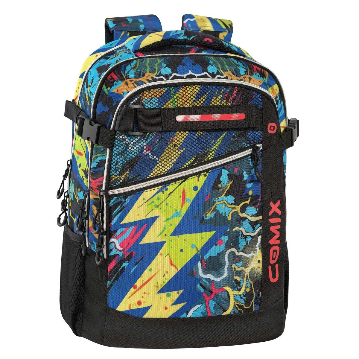 Zaino Scuola Organizzato Comix WBS 2.0 Thunder