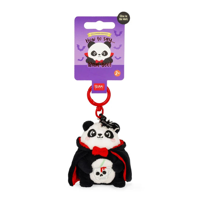 Portachiavi di Peluche Panda "Bam-Boo!" Halloween - Tiny Super Soft!