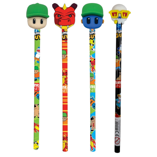 Matita con Topper Stumble Guys - Tinta Unita