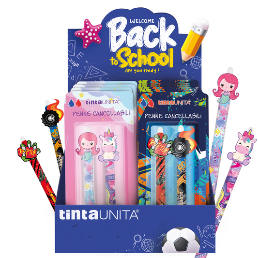 Set 2 Penne Cancellabili - Tinta Unita Young