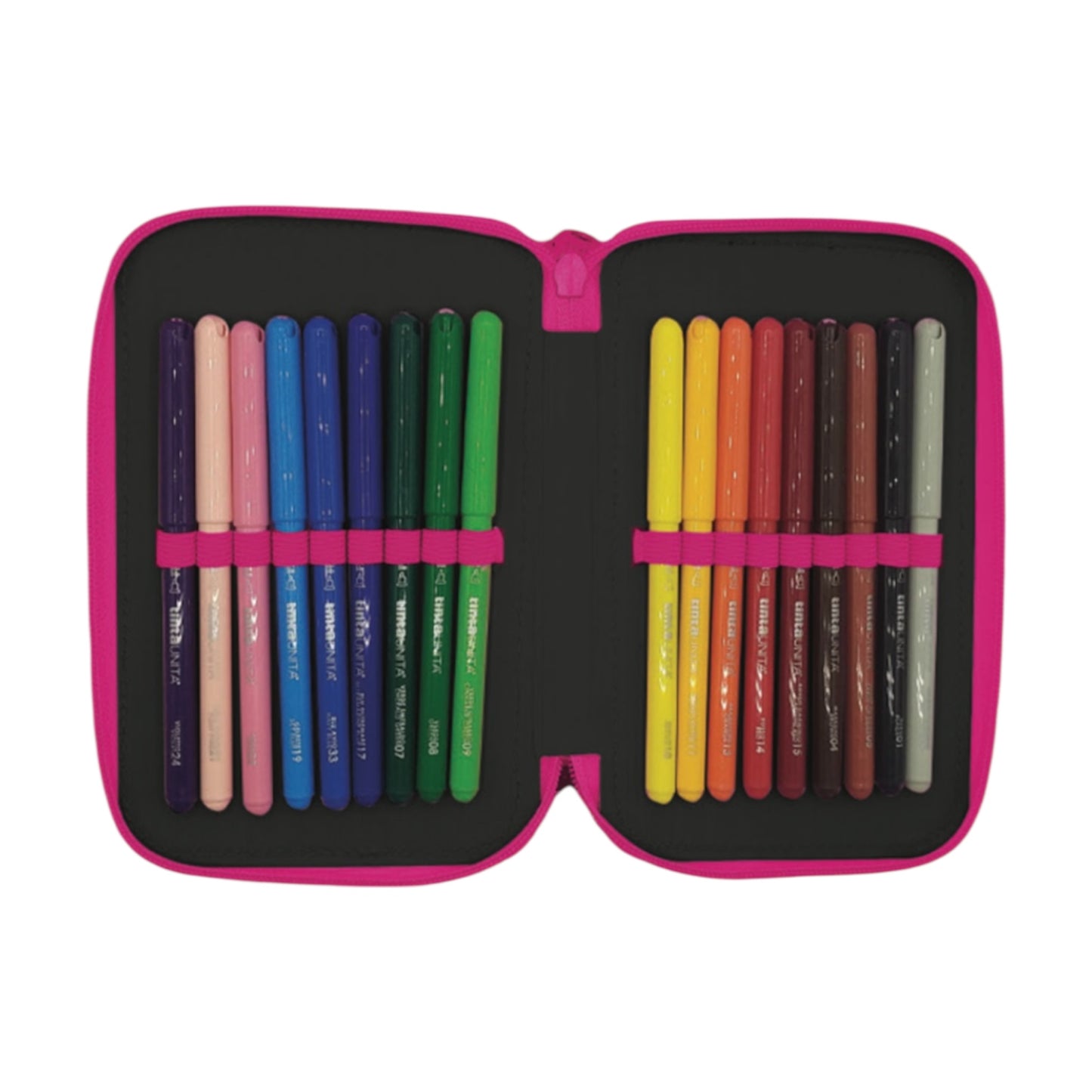 Astuccio 3 Zip Wow - Tinta Unita Teen