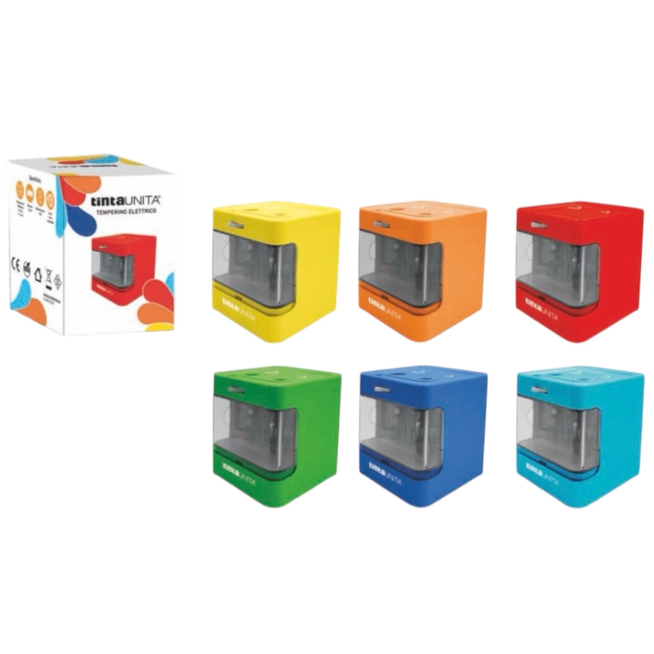 Temperamatite Elettrico due Fori - Tinta Unita