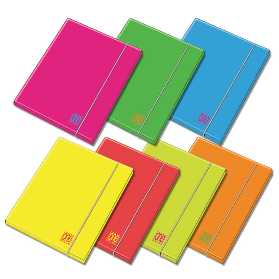 Cartellina Con Elastico Fluo - One Color