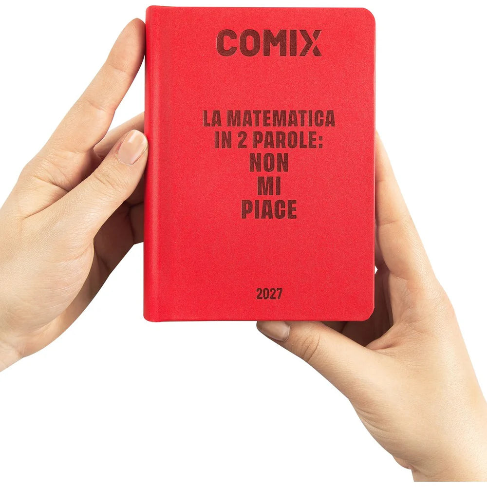 Diario 16 Mesi 2026/27 - COMIX - Giornaliero red