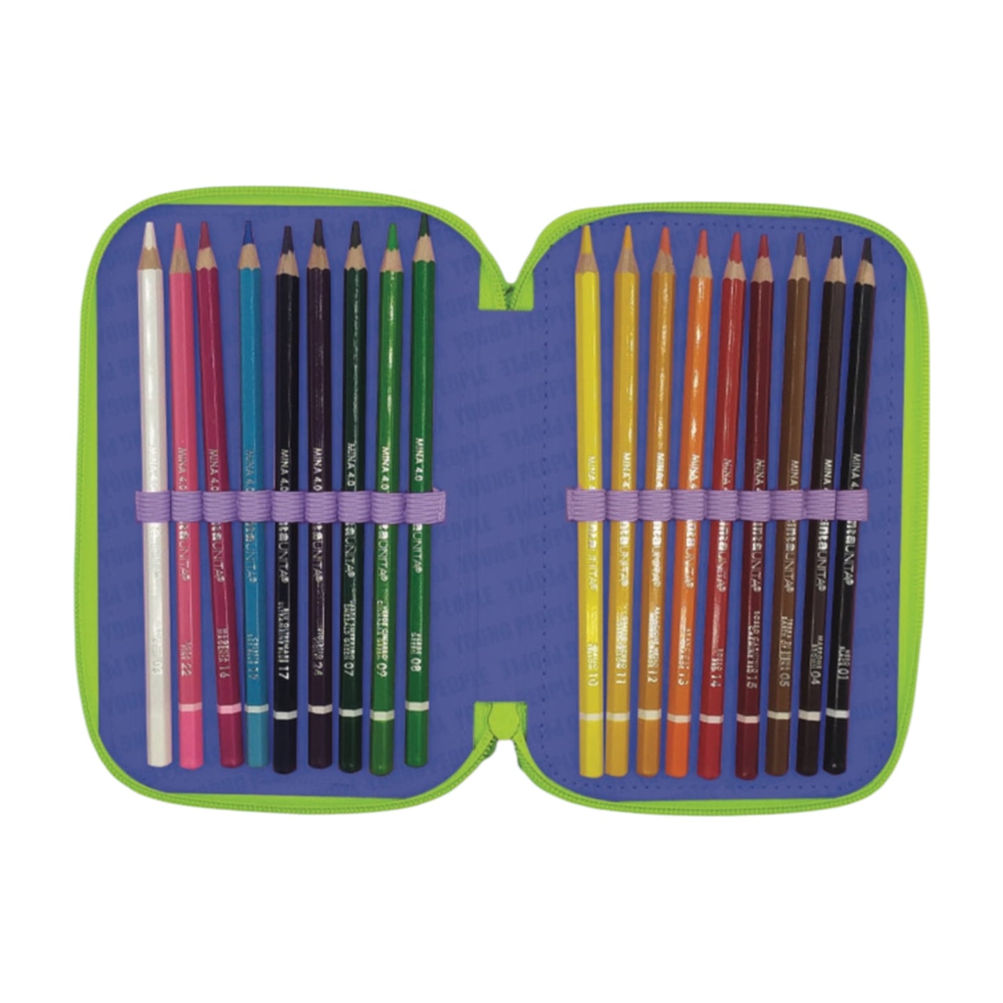 Astuccio 3 Zip Monster Truck - Tinta Unita Young