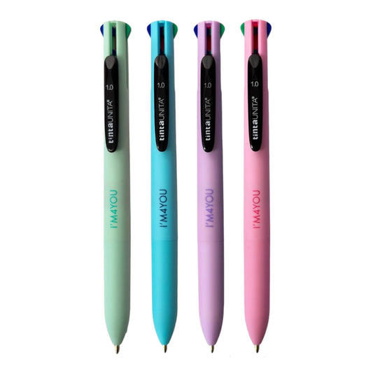 Penna 4 Colori Fashion I’m 4 You - Tinta Unita