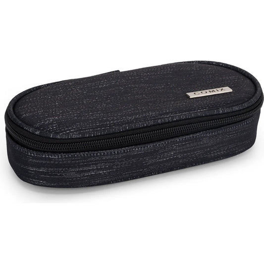 Astuccio ovale COMIX Lurex Nero