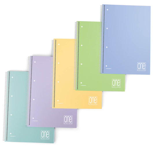 Quaderno A Spirale Pastel - One Color
