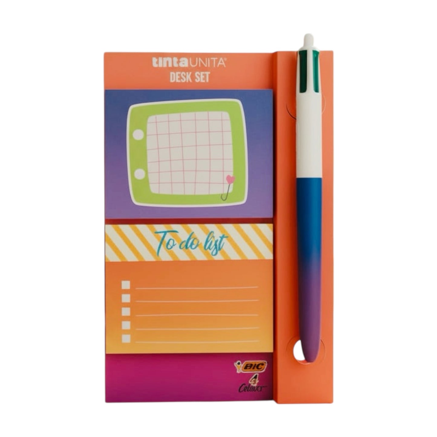 Set Penna 4 Colours Soft Gradient - Tinta Unita X Bic