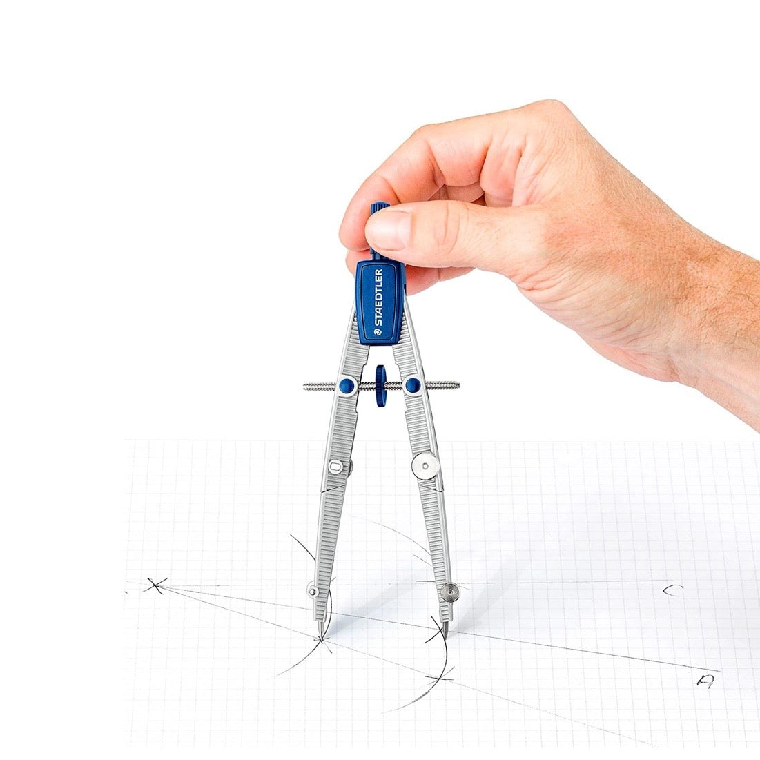 Compasso di Precisione con Adattatore e Mine - Staedtler Noris