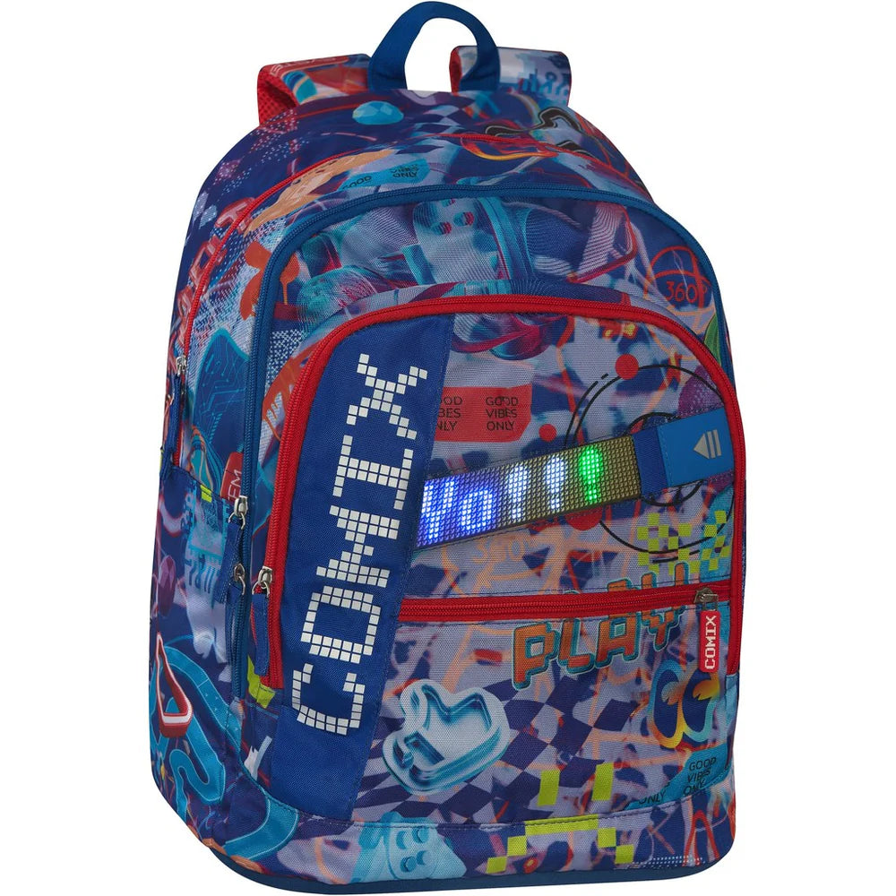 Zaino organizzato COMIX Bright Blu