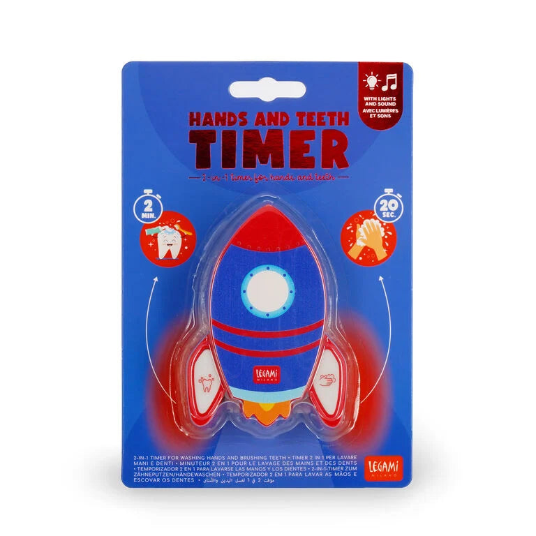 Timer 2 in 1 per Lavare Mani e Denti - Space - Hands and Teeth Timer