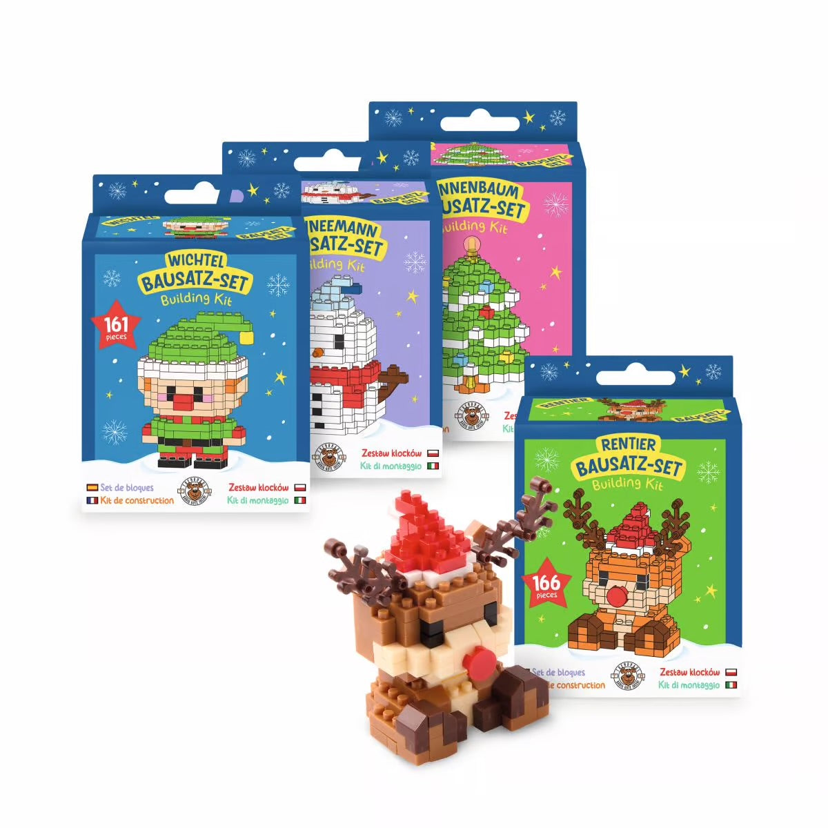 Set di costruzioni 3D - Personaggi natalizi