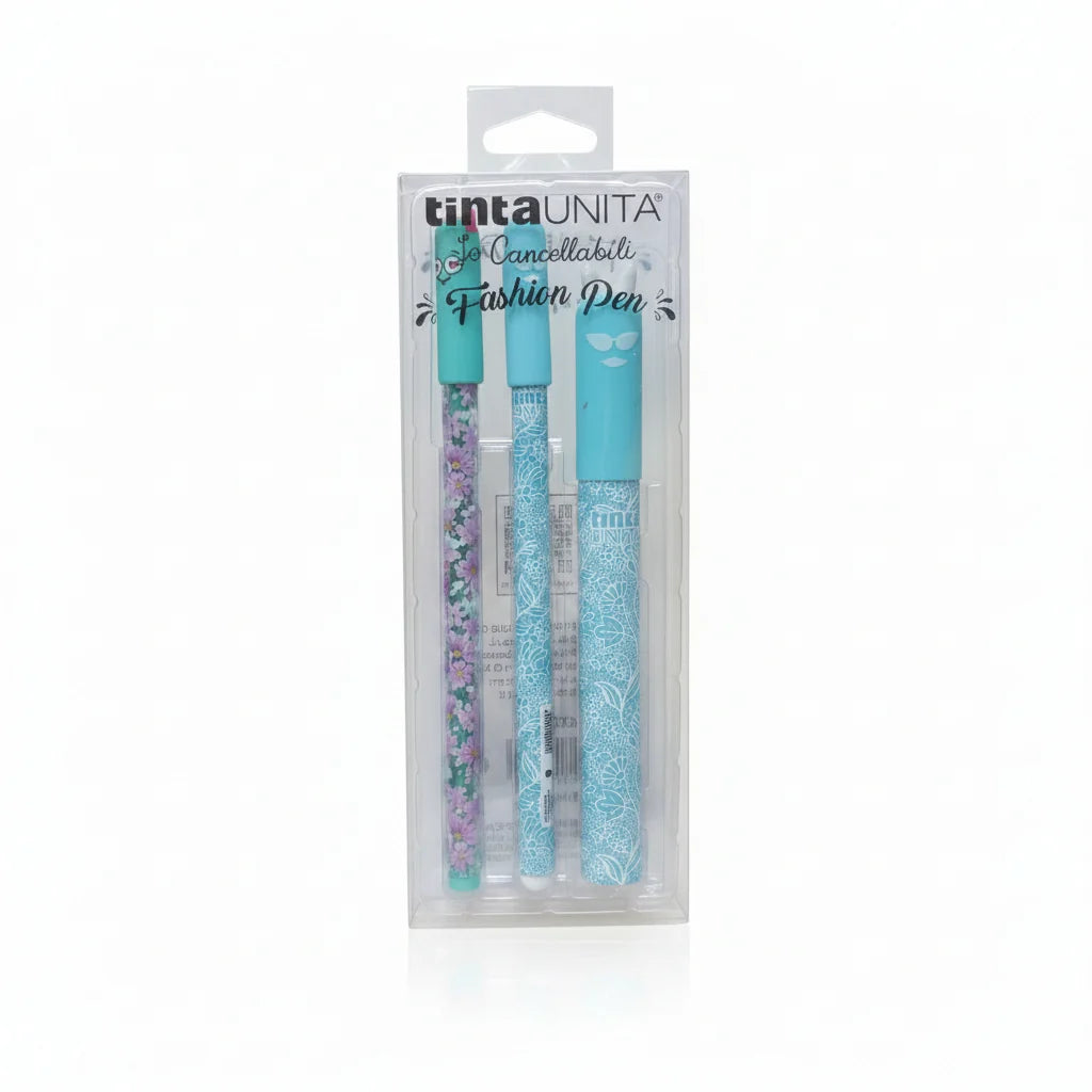 Set 2 Penne Cancellabili Fashion con Refill - Tinta Unita