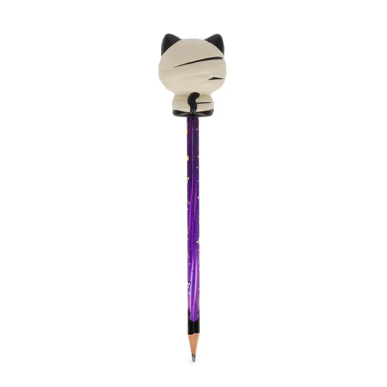 Matita con Antistress Halloween Mummy Cat "Nine Lives Later" - Squeezies