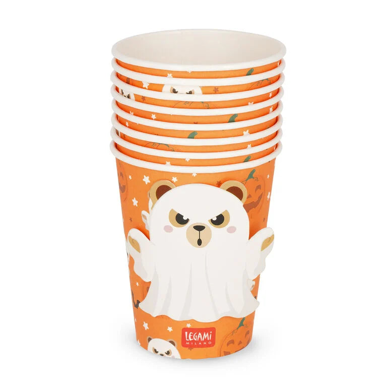 Set di 8 Bicchieri in Carta - Boo Appétit!
