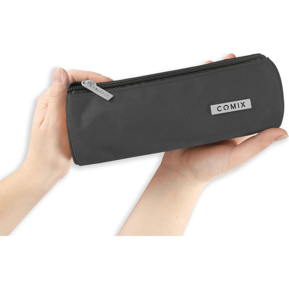 Astuccio Tombolino COMIX Monocolore Nero
