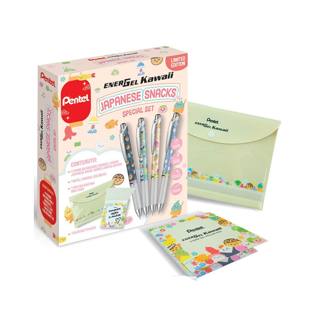 Set Astuccio Energel Kawaii - Pentel