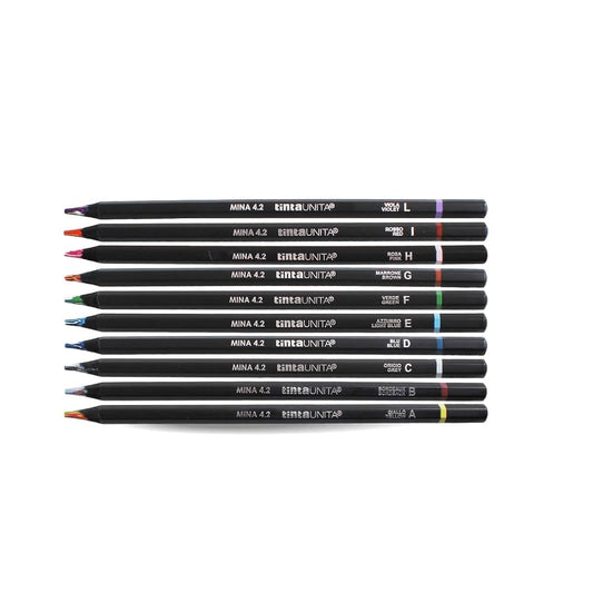 Pastelli Tinta Unita Multicolor Mina 4.2 singoli