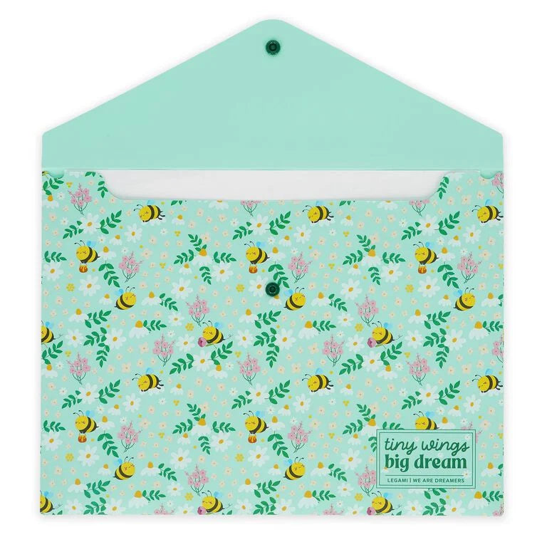Cartelletta Portadocumenti - Fold & Order - Bee Green