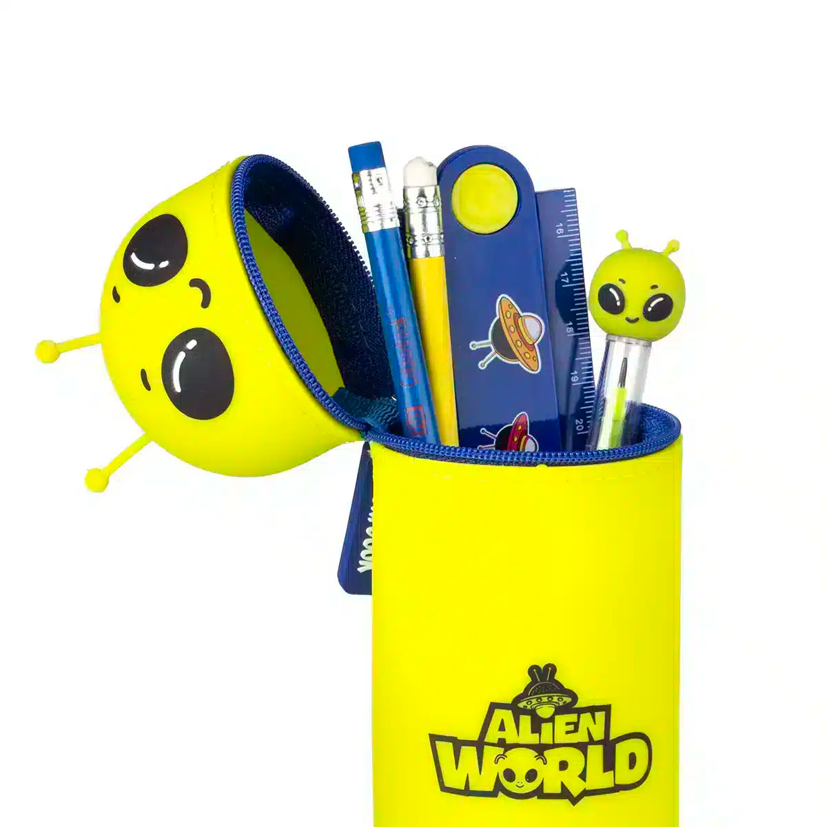 Astuccio Portapenne in Silicone Alien World - Colourbook