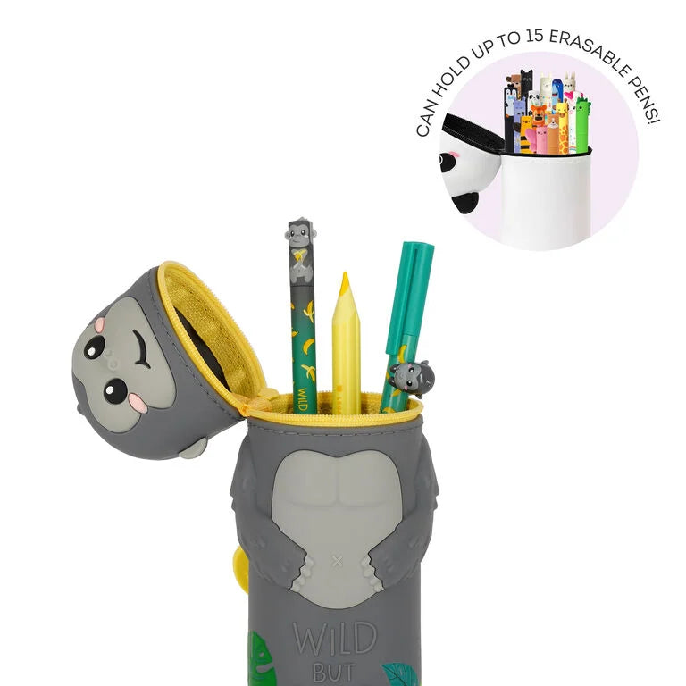 Astuccio 2-in-1 in Silicone Gorilla "Wild but Kind" - Kawaii