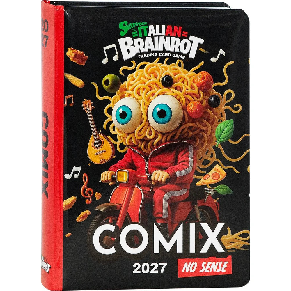 Diario 13 Mesi 2026/27 - Skifidol Italian Brainrot - Giornaliero spaghetti