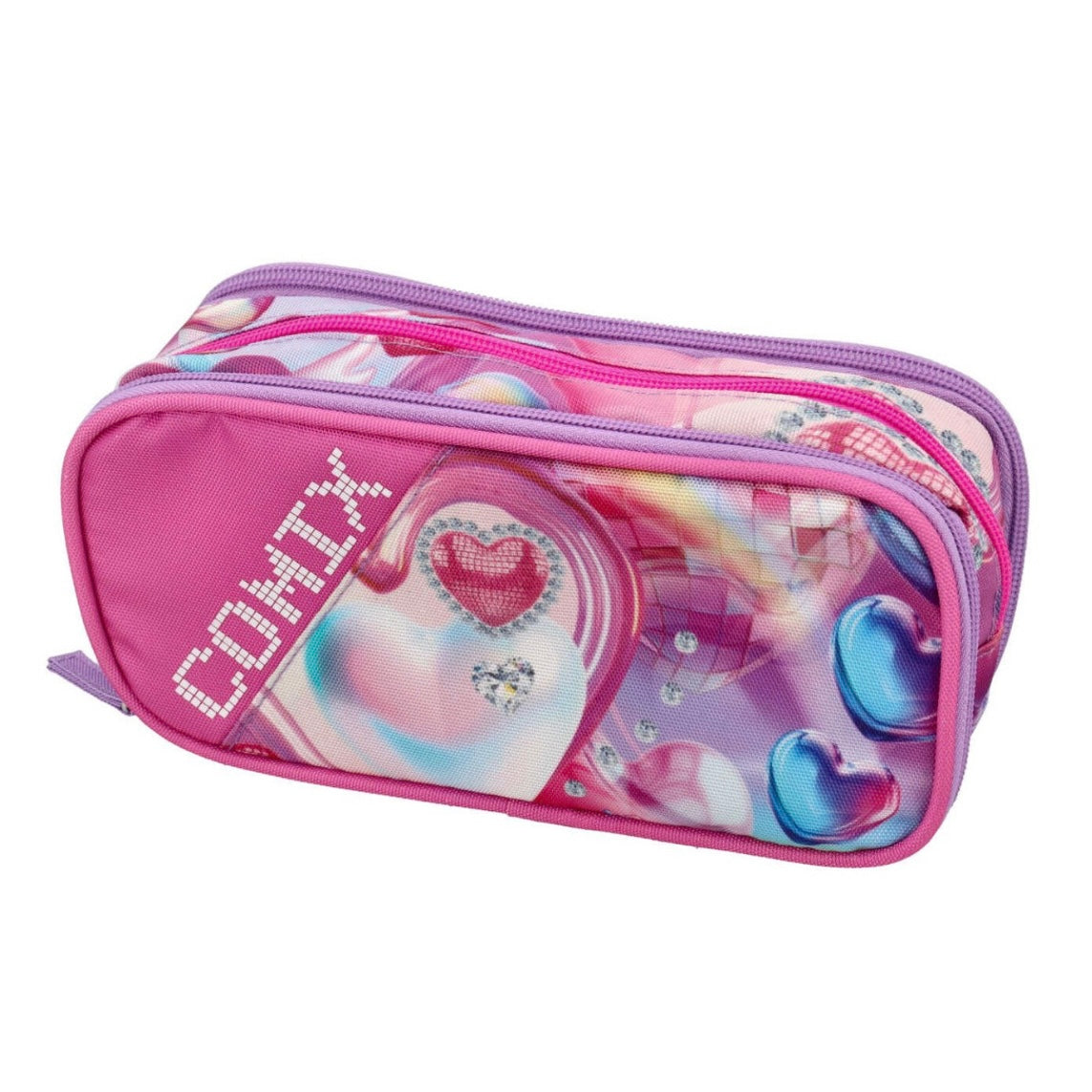Astuccio 3 Zip Bright Rosa - Comix