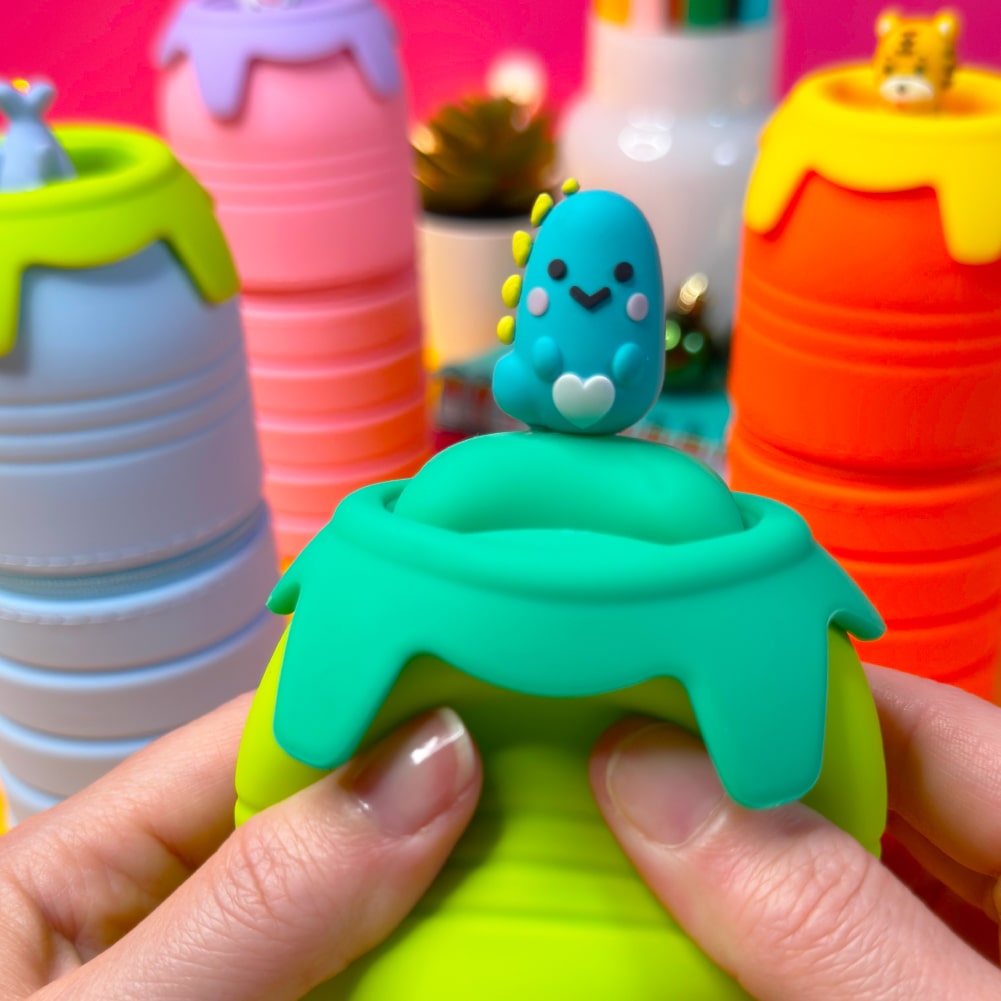 Astuccio Squeezy Me - Tinta Unita Zoo