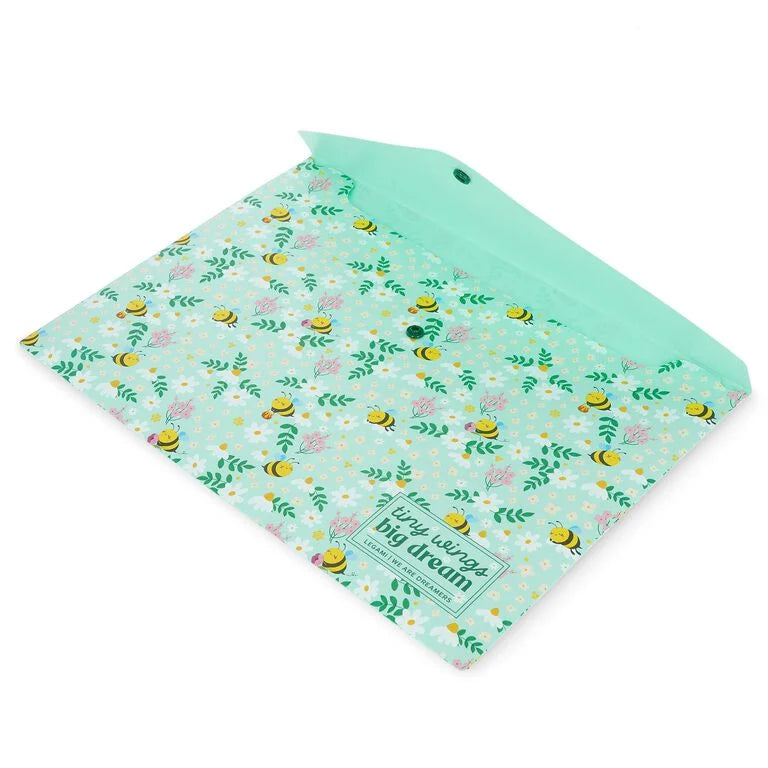 Cartelletta Portadocumenti - Fold & Order - Bee Green