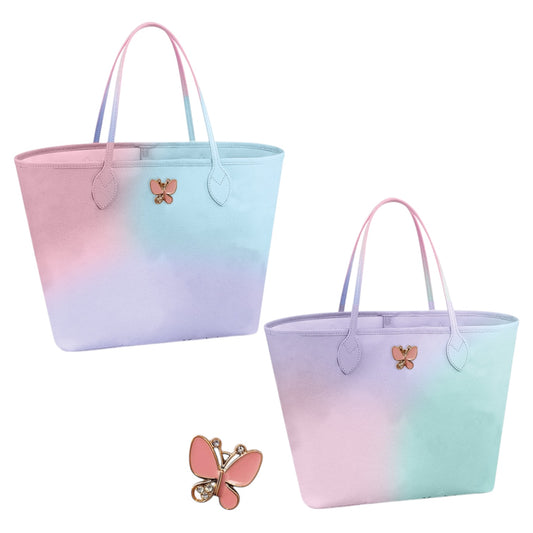 Borsa Gradient Con Manici - Tinta Unita Be Happy