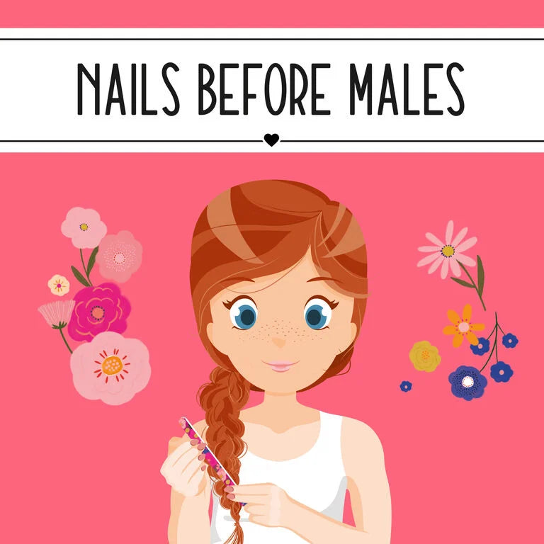 Set di 3 Lime per Unghie Flowers - Nails Before Males